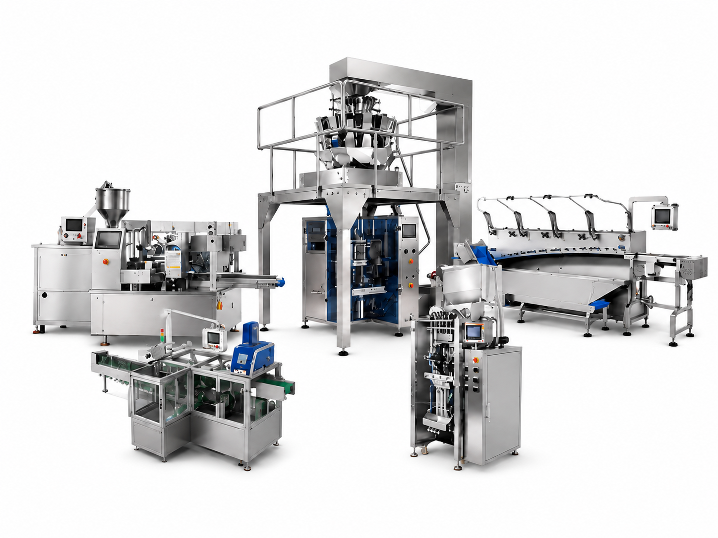 Packaging Machines — sachet, VFFS, premade pouch, counting and cartoning systems